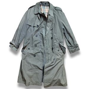 Men's Gray Trench Coat